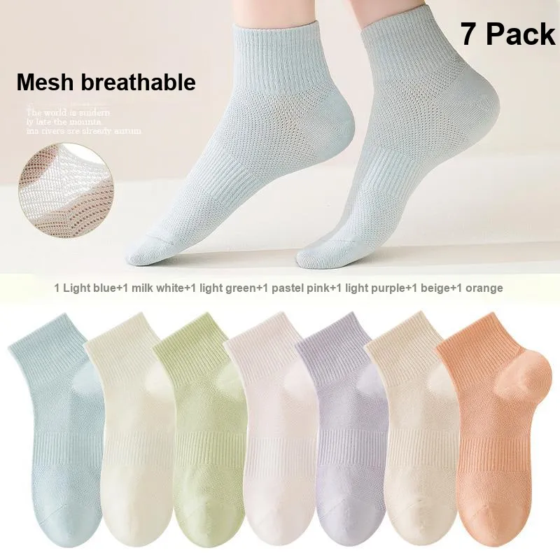 7 SEVFUN Ankle Socks Women's Combo Set-17