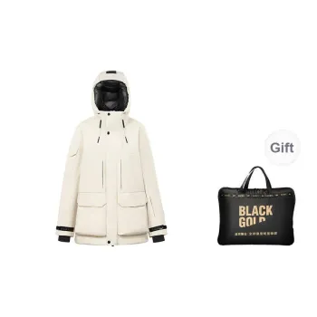 GOLDFARM Down Jacket Unisex Clear Jade White