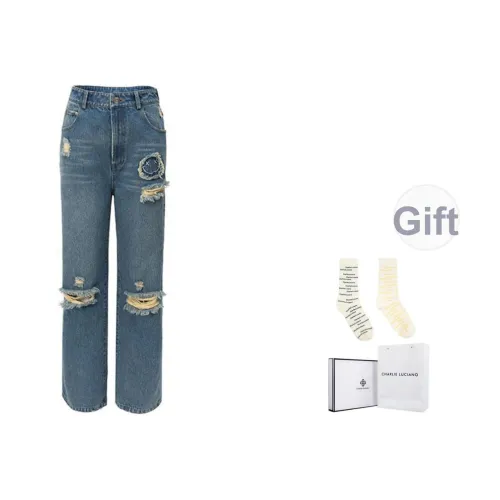 Charlie Luciano Джинсы Женские Синие