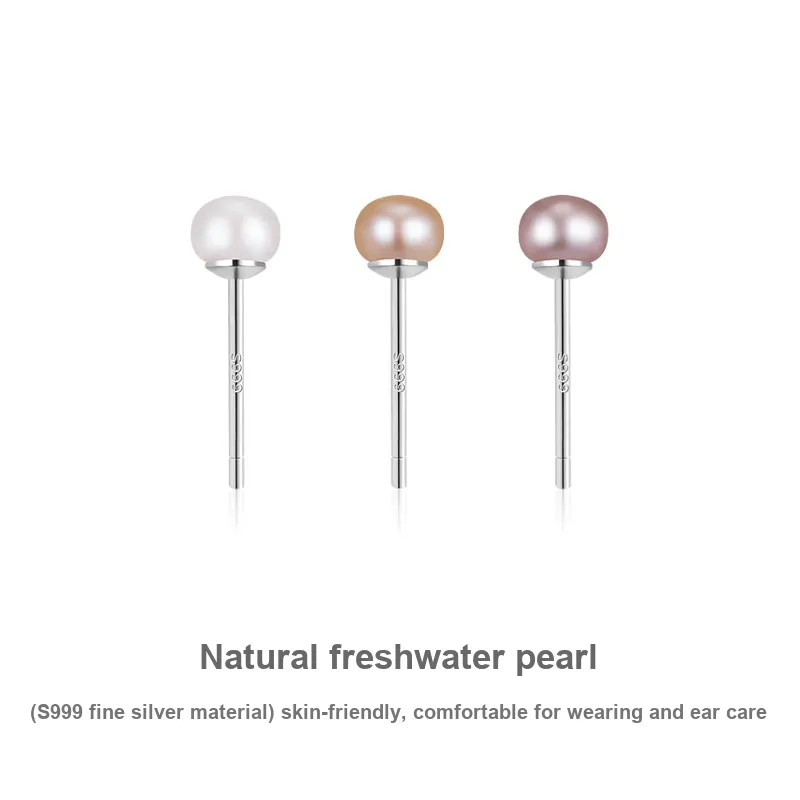 Daisy Dream 999 Fine Silver Stud Earrings Women's-3
