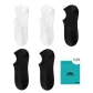 2 White 3 Black Drawstring Bags