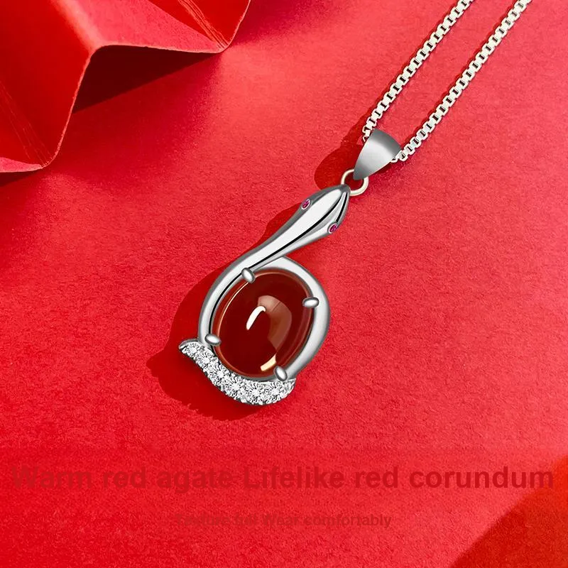 Love Jade Necklaces Women's-4