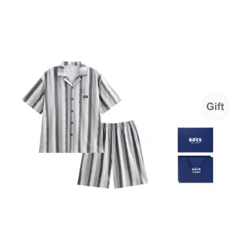 Peninsula City Pajama Set Men's Gift Box Set Gray