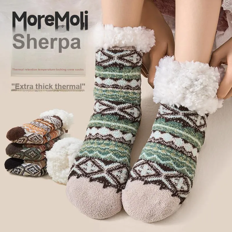 Moremoli Mid Calf Socks Women's Shopping Bag 2 Pack-8