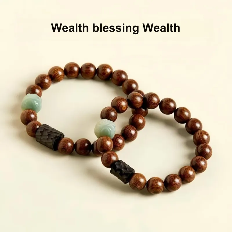 Yi Zhi Jing Sandalwood Bracelets Unisex-1