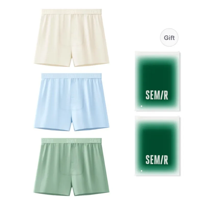 SEM/R Boxer Shorts Men's Shopping Bag Combo Set-28
