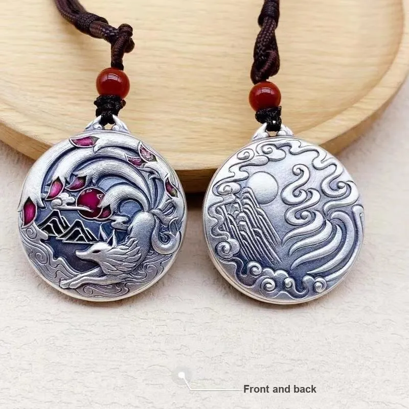 FUYUFU 999 Fine Silver Necklaces Women's-5