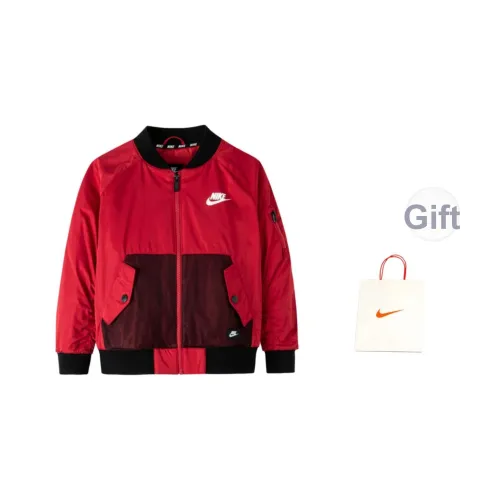 nike Хлопковый пуховик Just Красный для детей 3-7 лет