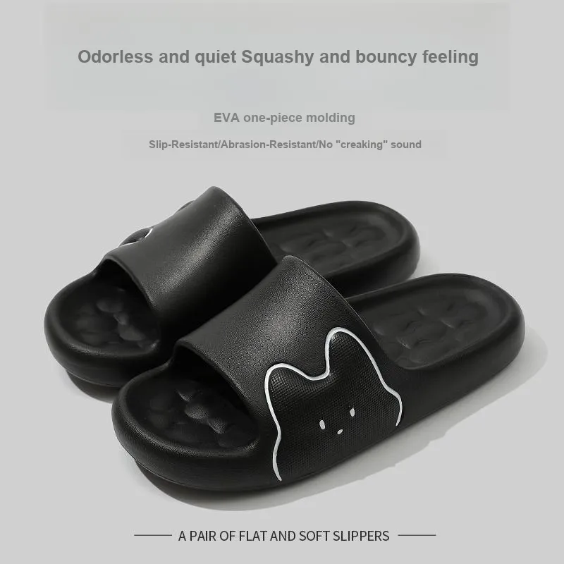 Foot Recreation Men And Women's Slippers Summer Home Indoor Bathing Slip Resistant Slippers-21