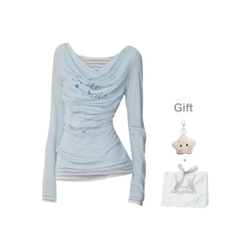 EVPGB Синий Женские T-рубашки