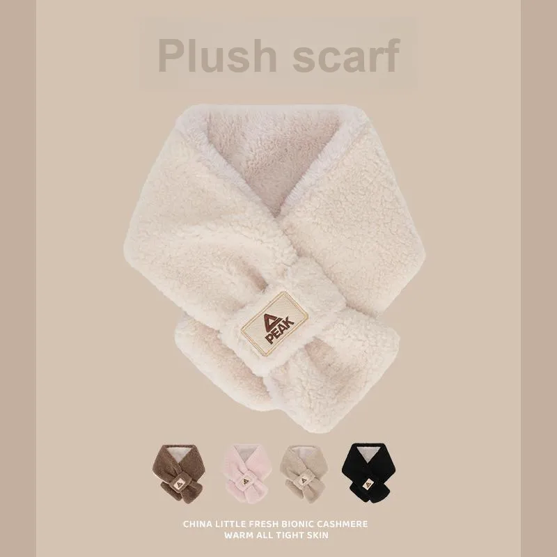PEAK Polyester Knit Scarves Women's-2