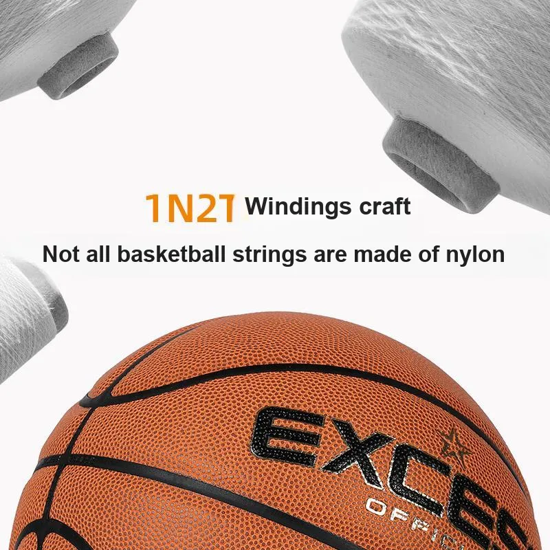EXCESS Microfiber Leather Basketball Red Black Size 7 Ball Training Competition Unisex-2