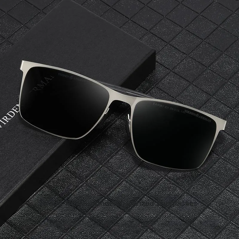 VIRDEN AERMAN Alloy Square Sunglasses Men's-3