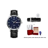 Starry Blue Black Leather/Men's