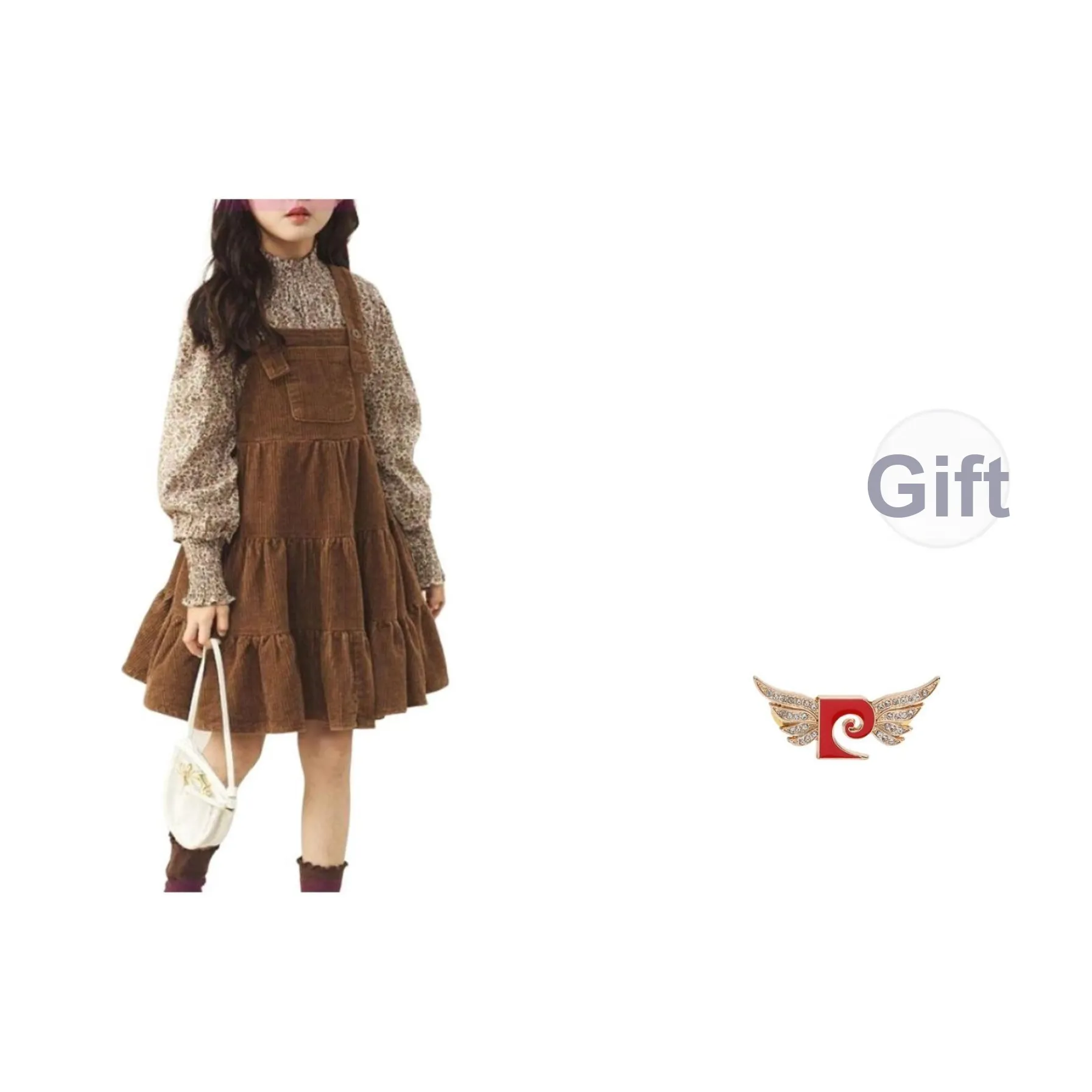 PIERRE CARDIN Принцесс Стиль Одежда Комплекты [Топ+Юбка] Детские Юбочные Комплекты