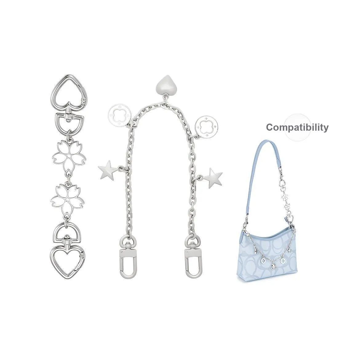 Lan Bao Fan Металлический Сплав Сумка Ремень Женский Многоцветный