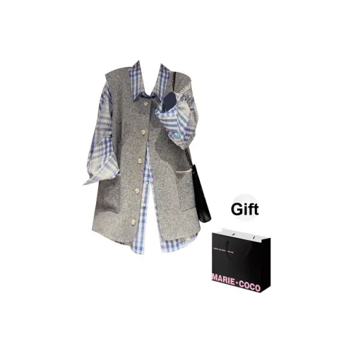 MARIE·COCO Жилет + Рубашка Женская Рубашка