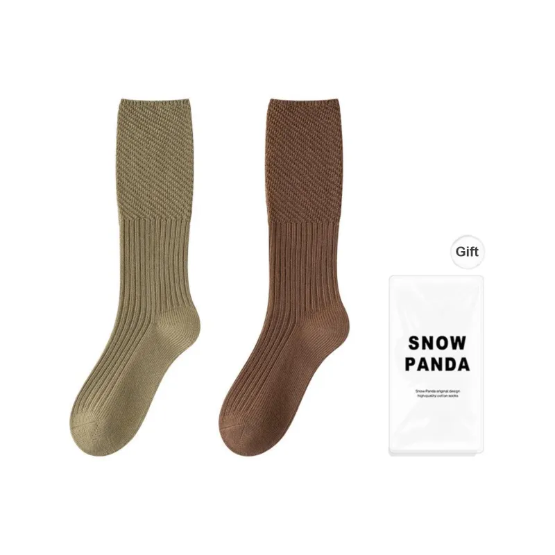 XXLLG Mid Calf Socks Women's 2 Pack-7