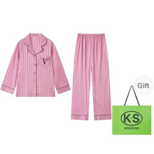 Kosrood Pajama Set Women's Shopping Bag Barbie Pink