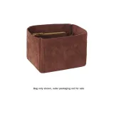 Original Version Velvet Hermes Picotin22 Side Zip Closure Coffee[Not Selling Outer Packaging, Only Selling Liner]
