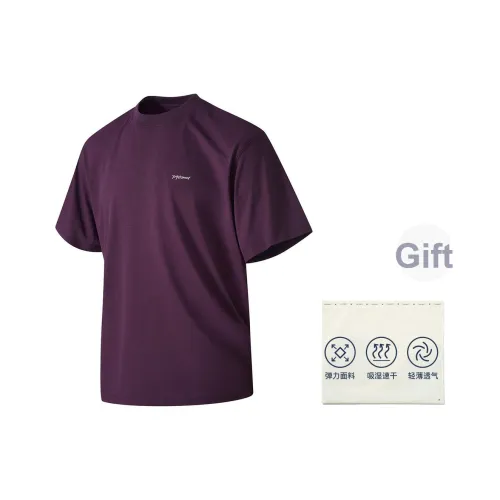 714STREET Lightweight Collection Охлаждающий Эластичный Свободный крой Повседневный Защита от солнца Короткий рукав T-рубашки Унисекс