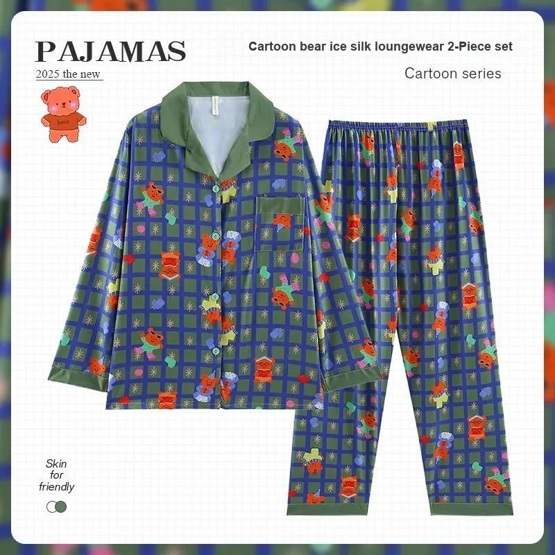 O'MESIK Pajama Set Women's Green-1
