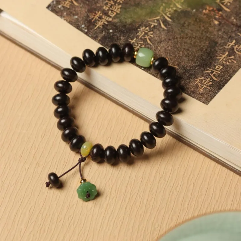 FANGYUANXIAOFU African Blackwood Bracelets Unisex-1