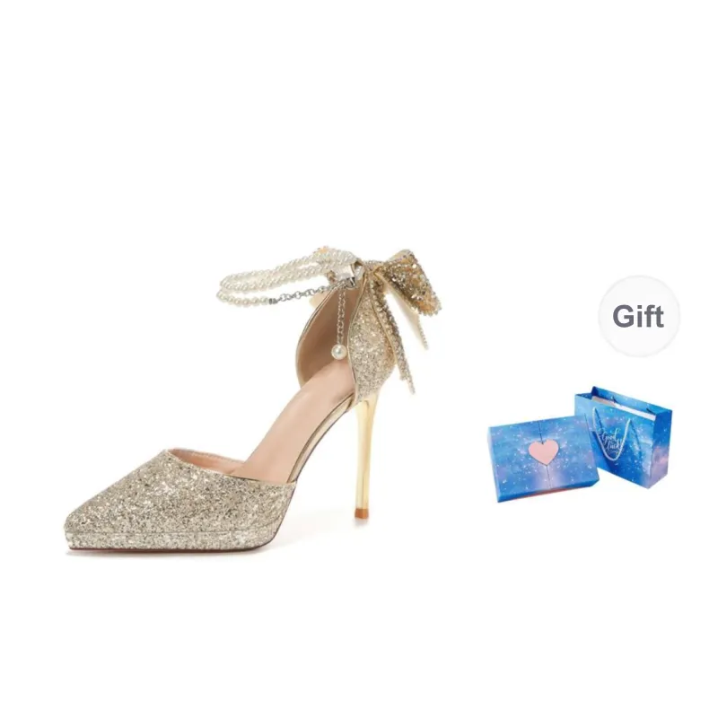 HKCP Slim Heel High Heels 10.5cm Women's-11