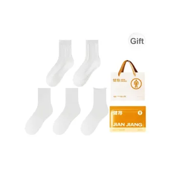 Master Mid Calf Socks Women's Shopping Bag 5 Pack