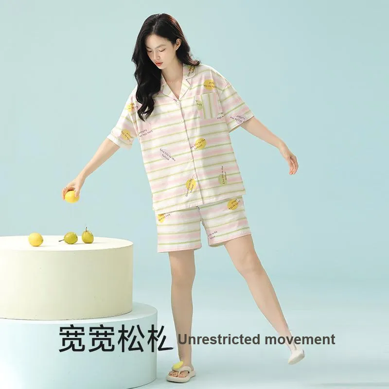 XIAFENYAN Pajama Set Women's Beige-5
