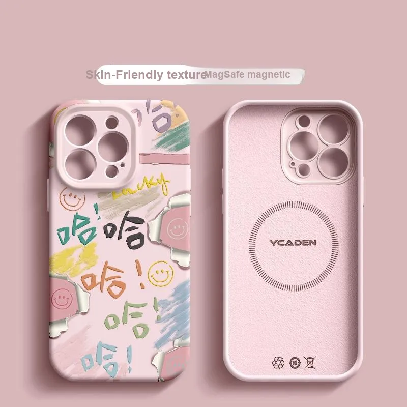K Touch Silicone Material Phone Cases Compatible With Apple 16 Pro Max/15/14/13/12/11 Series All-41