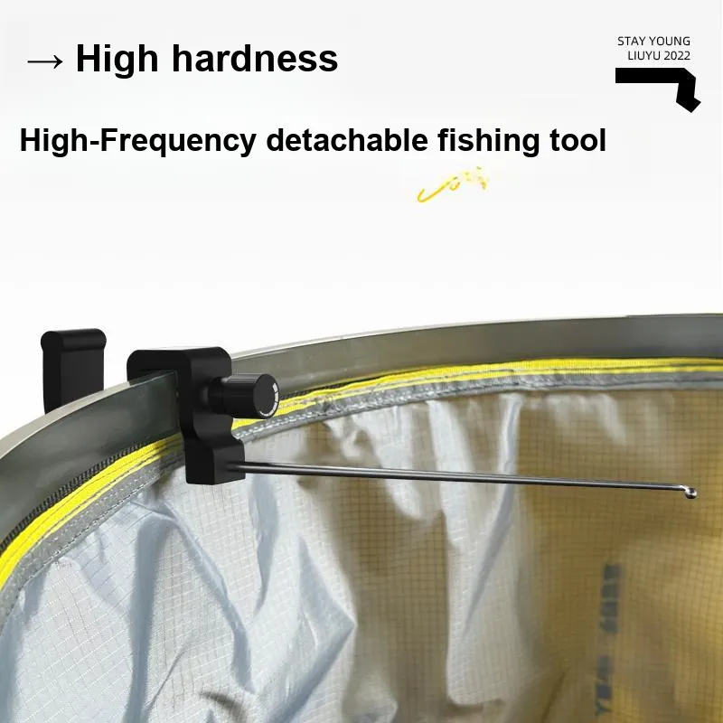 Six Fish Hook Remover Fishing Aluminum Alloy Base-4