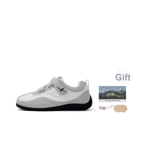 HUANQIU Travel Time Покрытие Устойчивое к истиранию Низкий Топ Скейтборд Кроссовки Женские Пляж Белый