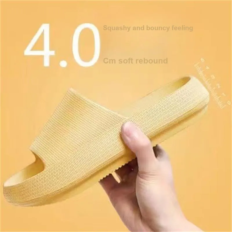 NAIHUO Four Seasons EVA Squashy And Bouncy Feeling Platform Slippers Home Bathroom Slip Resistant Odor Resistant Unisex-10