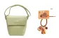 Green-Shoulder Bag, Crossbody Bag+Pendant A