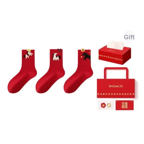 SHIWAJI Носки Crew Унисекс Набор в подарочной коробке