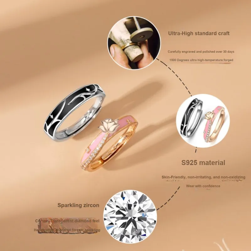 MEIYAER Rings Unisex-3