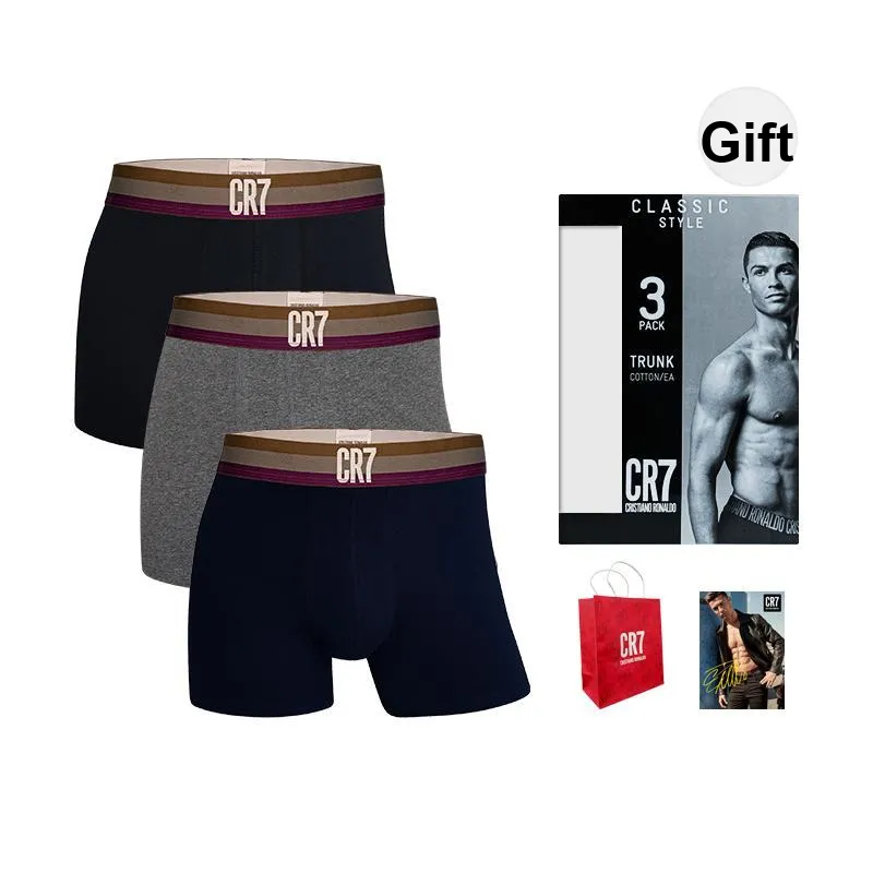 CR7 CRISTIANO RONALDO Boxer Briefs Men's Box 3 Pack Mixed Color