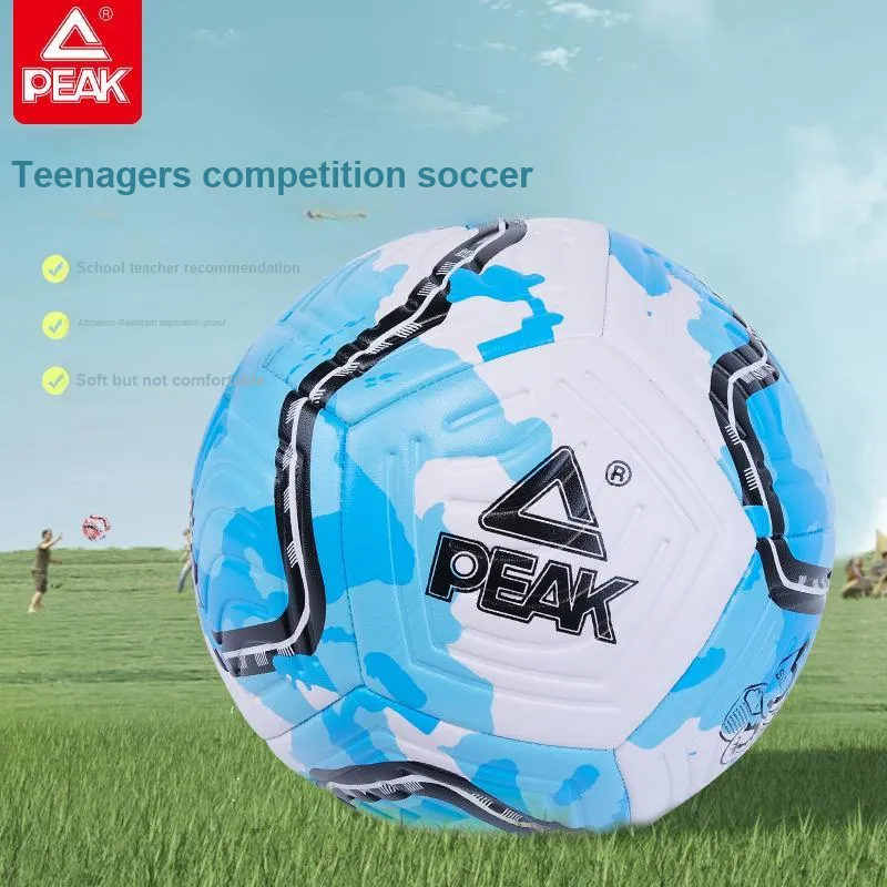 PEAK Size 5 Soccer PVC Machine Stitched Soccer Ball Unisex-4