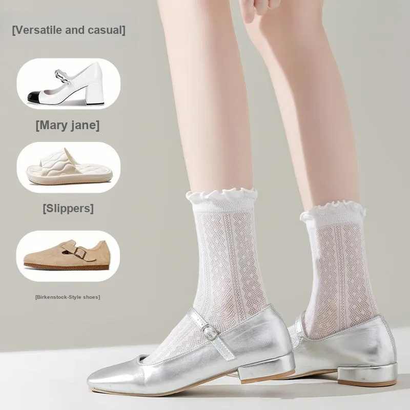 MIIOW Cool One Summer Series Mid Calf Socks Women's Combo Set-14