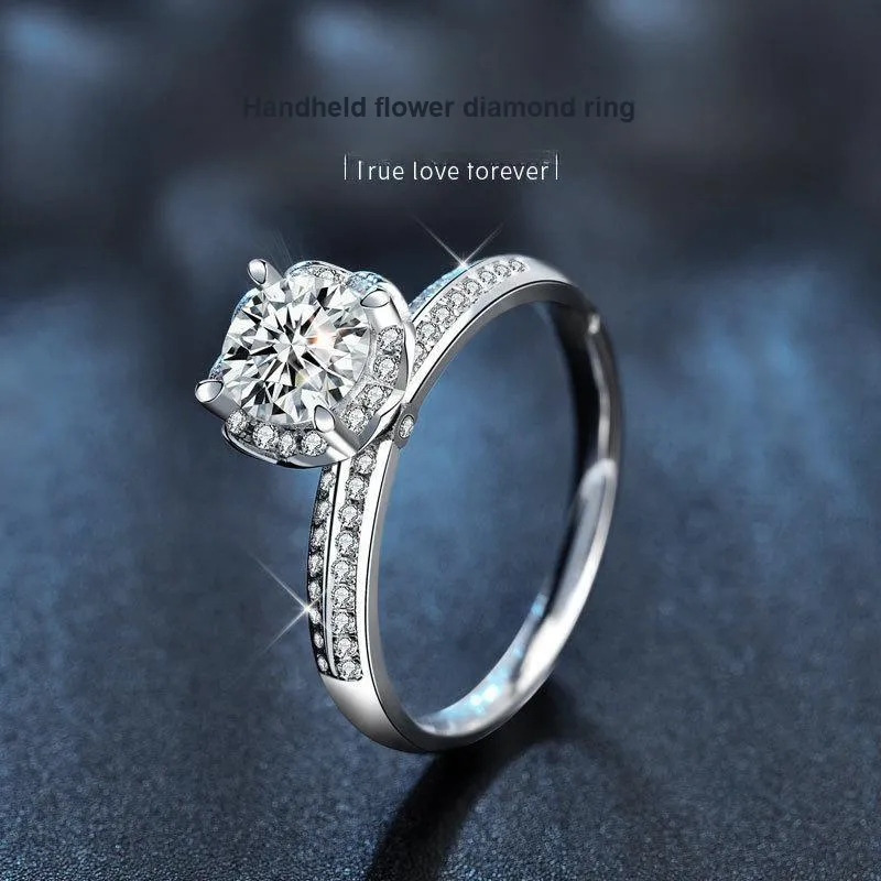 WUMZK 925 Sterling Silver Rings Unisex-1