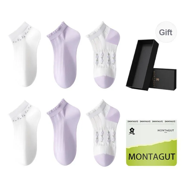 Montagut Ankle Socks Women's Shopping Bag 6 Pack-2