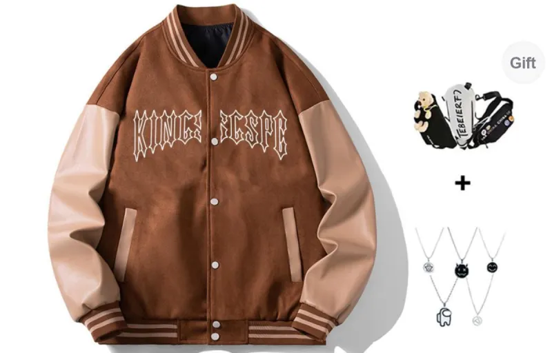 Kingsgspc Baseball Jacket Unisex-4