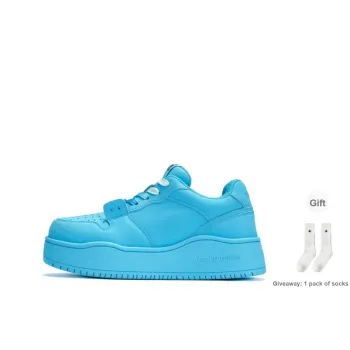 WANDER AROUND Low Top Casual Skateboard Shoes Unisex Blue