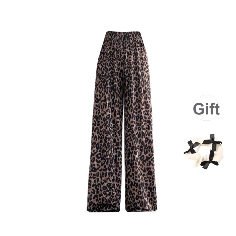 TURN UP Casual Pants Women's Coffee+Bowknot Hair Tie Comes With-1