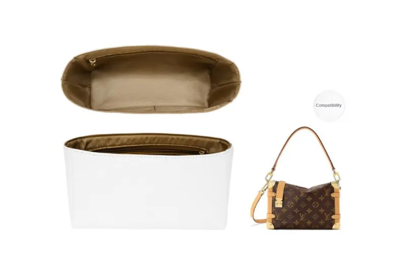 Lan Bao Fan Metal, Alloy DuPont Paper Storage Lining Bag, Bag Strap, Single Purchase Bag Unisex Brown-35