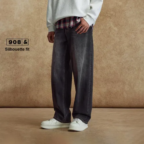 JACK JONES A16 Темно-серый деним мужские джинсы