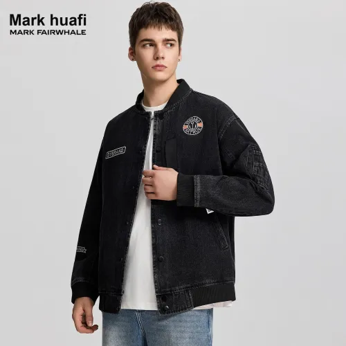 FAIRWHALE Denim Jacket Unisex Black