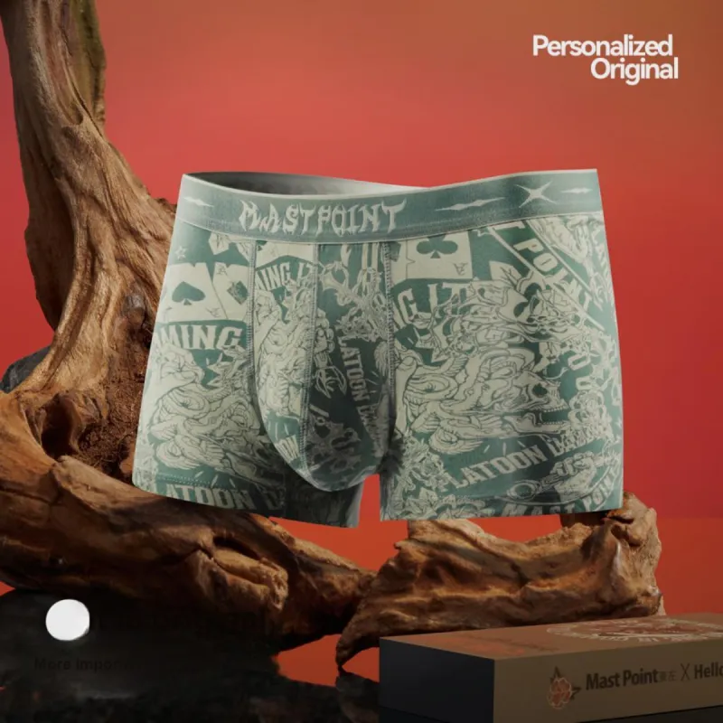 Mast Point Boxer Shorts Men's Combo Set-1