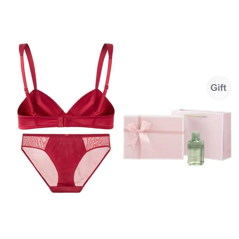 FREELASS Underwear Set Gift Box Set Women's Free Hair Tie Antibacterial Laundry Detergent 60ml-1